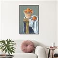 Picture of Basket of Oranges _GroupedProduct_Rectangle_Portrait_Canvas_Framed_
