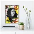 Picture of Peace Marley _GroupedProduct_Rectangle_Portrait_Canvas_Framed_