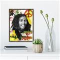 Picture of Peace Marley _GroupedProduct_Rectangle_Portrait_Canvas_Framed_