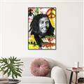 Picture of Peace Marley _GroupedProduct_Rectangle_Portrait_Canvas_Framed_
