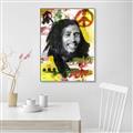 Picture of Peace Marley _GroupedProduct_Rectangle_Portrait_Canvas_Framed_