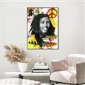 Picture of Peace Marley _GroupedProduct_Rectangle_Portrait_Canvas_Framed_