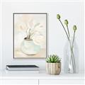 Picture of Tulips in a Vase _GroupedProduct_Rectangle_Portrait_Canvas_Framed_