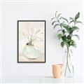 Picture of Tulips in a Vase _GroupedProduct_Rectangle_Portrait_Canvas_Framed_