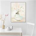Picture of Tulips in a Vase _GroupedProduct_Rectangle_Portrait_Canvas_Framed_