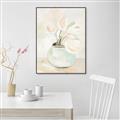Picture of Tulips in a Vase _GroupedProduct_Rectangle_Portrait_Canvas_Framed_