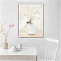 Picture of Tulips in a Vase _GroupedProduct_Rectangle_Portrait_Canvas_Framed_