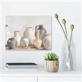 Picture of Vases on wooden table _GroupedProduct_Rectangle_Landscape_Unframed_Print_Only_