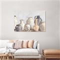 Picture of Vases on wooden table _GroupedProduct_Rectangle_Landscape_Unframed_Print_Only_