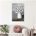 Picture of White flower in vase _GroupedProduct_Rectangle_Portrait_Unframed_Print_Only_