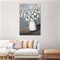 Picture of White flower in vase _GroupedProduct_Rectangle_Portrait_Unframed_Print_Only_