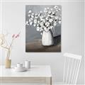 Picture of White flower in vase _GroupedProduct_Rectangle_Portrait_Unframed_Print_Only_