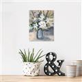 Picture of Bouquet in Blue Vase _GroupedProduct_Rectangle_Portrait_Unframed_Print_Only_
