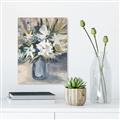 Picture of Bouquet in Blue Vase _GroupedProduct_Rectangle_Portrait_Unframed_Print_Only_