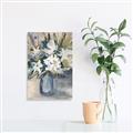 Picture of Bouquet in Blue Vase _GroupedProduct_Rectangle_Portrait_Unframed_Print_Only_