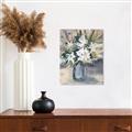 Picture of Bouquet in Blue Vase _GroupedProduct_Rectangle_Portrait_Unframed_Print_Only_