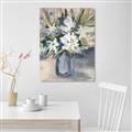 Picture of Bouquet in Blue Vase _GroupedProduct_Rectangle_Portrait_Unframed_Print_Only_
