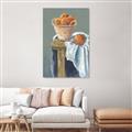 Picture of Basket of Oranges _GroupedProduct_Rectangle_Portrait_Unframed_Print_Only_