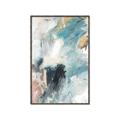 Picture of Aqua splash I _GroupedProduct_Rectangle_Portrait_Canvas_Framed_