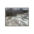 Picture of Cliffs and Waves _GroupedProduct_Rectangle_Landscape_Canvas_Framed_