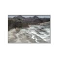 Picture of Cliffs and Waves _GroupedProduct_Rectangle_Landscape_Canvas_Framed_