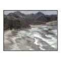 Picture of Cliffs and Waves _GroupedProduct_Rectangle_Landscape_Canvas_Framed_