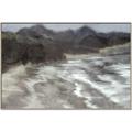 Picture of Cliffs and Waves _GroupedProduct_Rectangle_Landscape_Canvas_Framed_