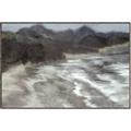Picture of Cliffs and Waves _GroupedProduct_Rectangle_Landscape_Canvas_Framed_