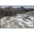 Picture of Cliffs and Waves _GroupedProduct_Rectangle_Landscape_Canvas_Framed_