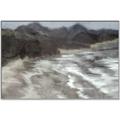 Picture of Cliffs and Waves _GroupedProduct_Rectangle_Landscape_Canvas_Framed_