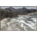 Picture of Cliffs and Waves _GroupedProduct_Rectangle_Landscape_Canvas_Framed_