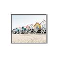 Picture of Beach Houses _GroupedProduct_Rectangle_Landscape_Photography _GroupedProduct_Rectangle_Landscape_Canvas_Framed_