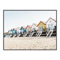 Picture of Beach Houses _GroupedProduct_Rectangle_Landscape_Photography _GroupedProduct_Rectangle_Landscape_Canvas_Framed_