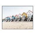 Picture of Beach Houses _GroupedProduct_Rectangle_Landscape_Photography _GroupedProduct_Rectangle_Landscape_Canvas_Framed_