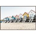 Picture of Beach Houses _GroupedProduct_Rectangle_Landscape_Photography _GroupedProduct_Rectangle_Landscape_Canvas_Framed_