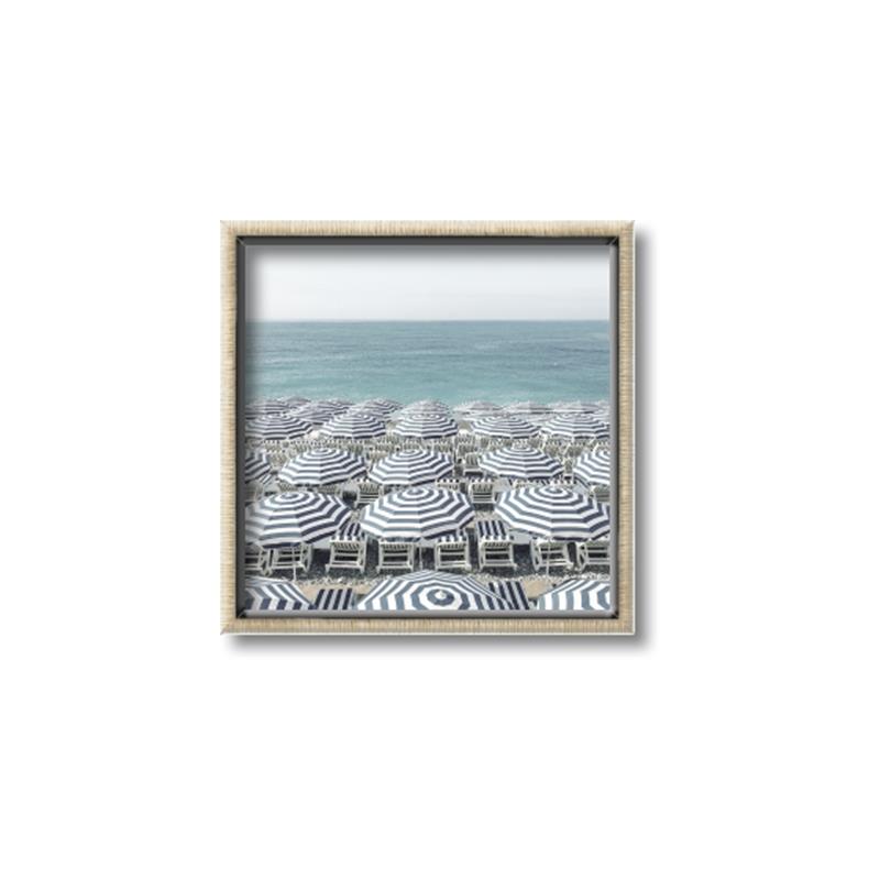 Picture of Seaside Umbrellas  _GroupedProduct_Square_Photography _GroupedProduct_Square_Canvas_Framed_