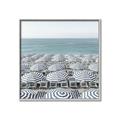 Picture of Seaside Umbrellas  _GroupedProduct_Square_Photography _GroupedProduct_Square_Canvas_Framed_