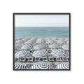 Picture of Seaside Umbrellas  _GroupedProduct_Square_Photography _GroupedProduct_Square_Canvas_Framed_