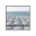 Picture of Seaside Umbrellas  _GroupedProduct_Square_Photography _GroupedProduct_Square_Canvas_Framed_