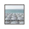 Picture of Seaside Umbrellas  _GroupedProduct_Square_Photography _GroupedProduct_Square_Canvas_Framed_