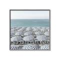 Picture of Seaside Umbrellas  _GroupedProduct_Square_Photography _GroupedProduct_Square_Canvas_Framed_