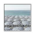 Picture of Seaside Umbrellas  _GroupedProduct_Square_Photography _GroupedProduct_Square_Canvas_Framed_