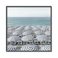 Picture of Seaside Umbrellas  _GroupedProduct_Square_Photography _GroupedProduct_Square_Canvas_Framed_