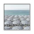 Picture of Seaside Umbrellas  _GroupedProduct_Square_Photography _GroupedProduct_Square_Canvas_Framed_