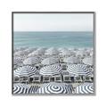 Picture of Seaside Umbrellas  _GroupedProduct_Square_Photography _GroupedProduct_Square_Canvas_Framed_