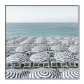 Picture of Seaside Umbrellas  _GroupedProduct_Square_Photography _GroupedProduct_Square_Canvas_Framed_