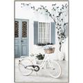 Picture of White Bike  _GroupedProduct_Rectangle_Portrait_Photography _GroupedProduct_Rectangle_Portrait_Canvas_Framed_
