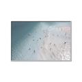 Picture of Seaside Swim _GroupedProduct_Rectangle_Landscape_Photography _GroupedProduct_Rectangle_Landscape_Canvas_Framed_