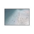 Picture of Seaside Swim _GroupedProduct_Rectangle_Landscape_Photography _GroupedProduct_Rectangle_Landscape_Canvas_Framed_
