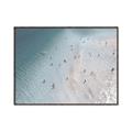 Picture of Seaside Swim _GroupedProduct_Rectangle_Landscape_Photography _GroupedProduct_Rectangle_Landscape_Canvas_Framed_